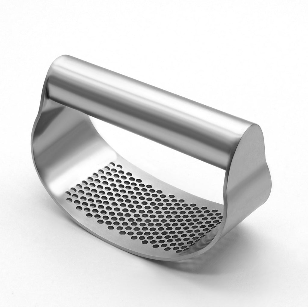 Garlic Press Rocker – Stainless Steel Mincer & Crusher for Garlic & Ginger