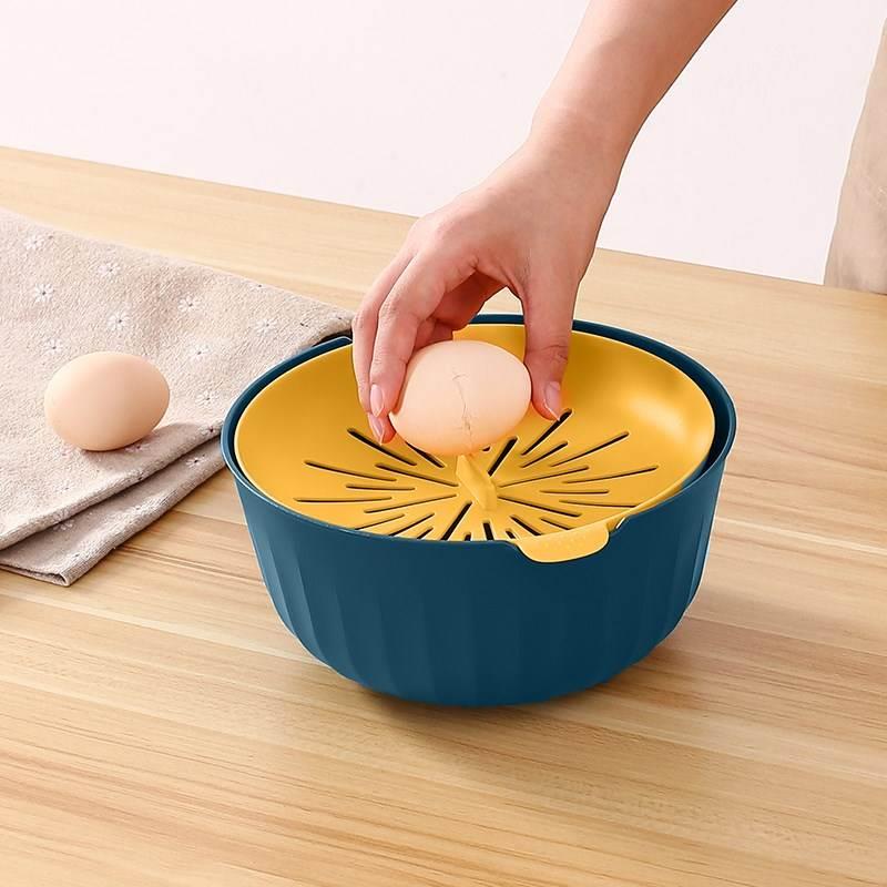 Egg Yolk Separator Bowl – Easy Egg White & Yolk Divider Tool