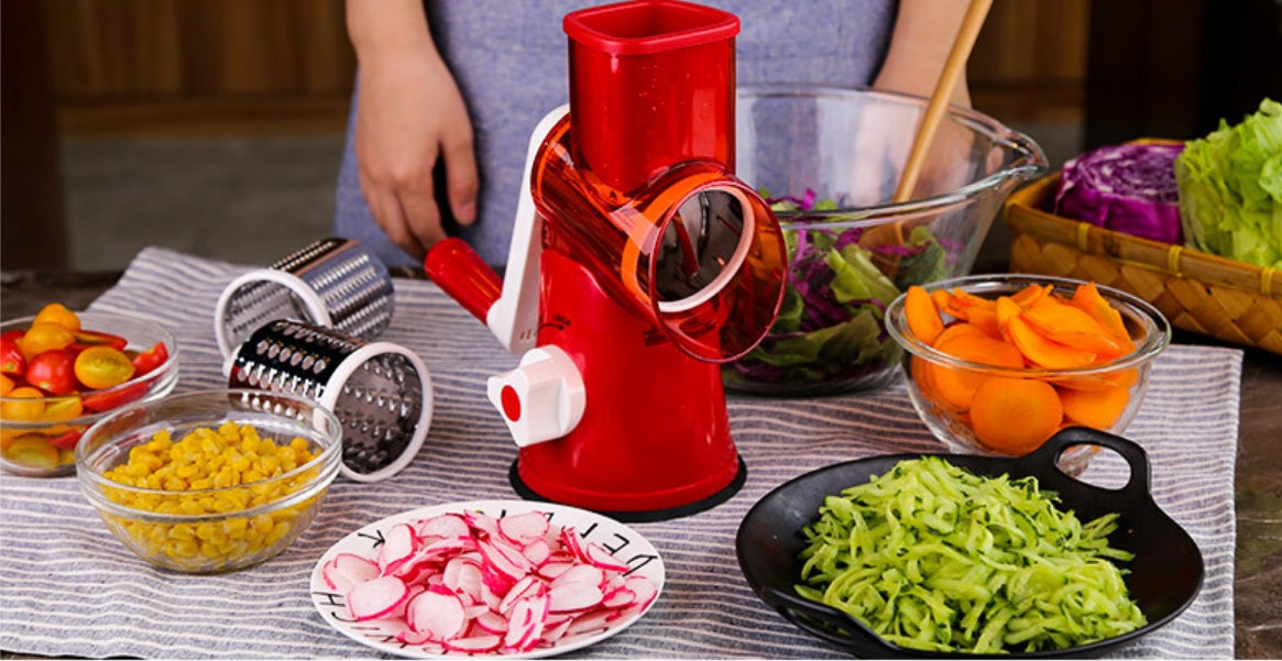 3-Blade Vegetable Spiralizer – Zucchini Noodle & Salad Slicer