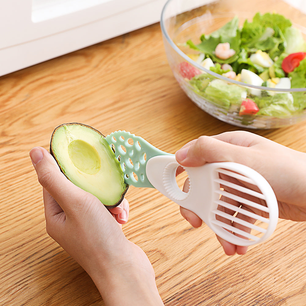 3-in-1 Avocado Slicer & Corer – Easy Pit Remover, Peeler & Fruit Splitter