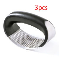 Stainless Steel Garlic Press Rocker – Manual Mincer & Crusher for Garlic & Ginger