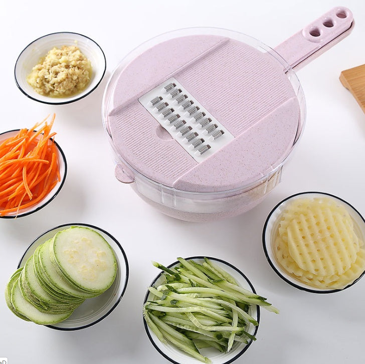 8-in-1 Mandoline Slicer – Vegetable Grater, Peeler & Cutter Set