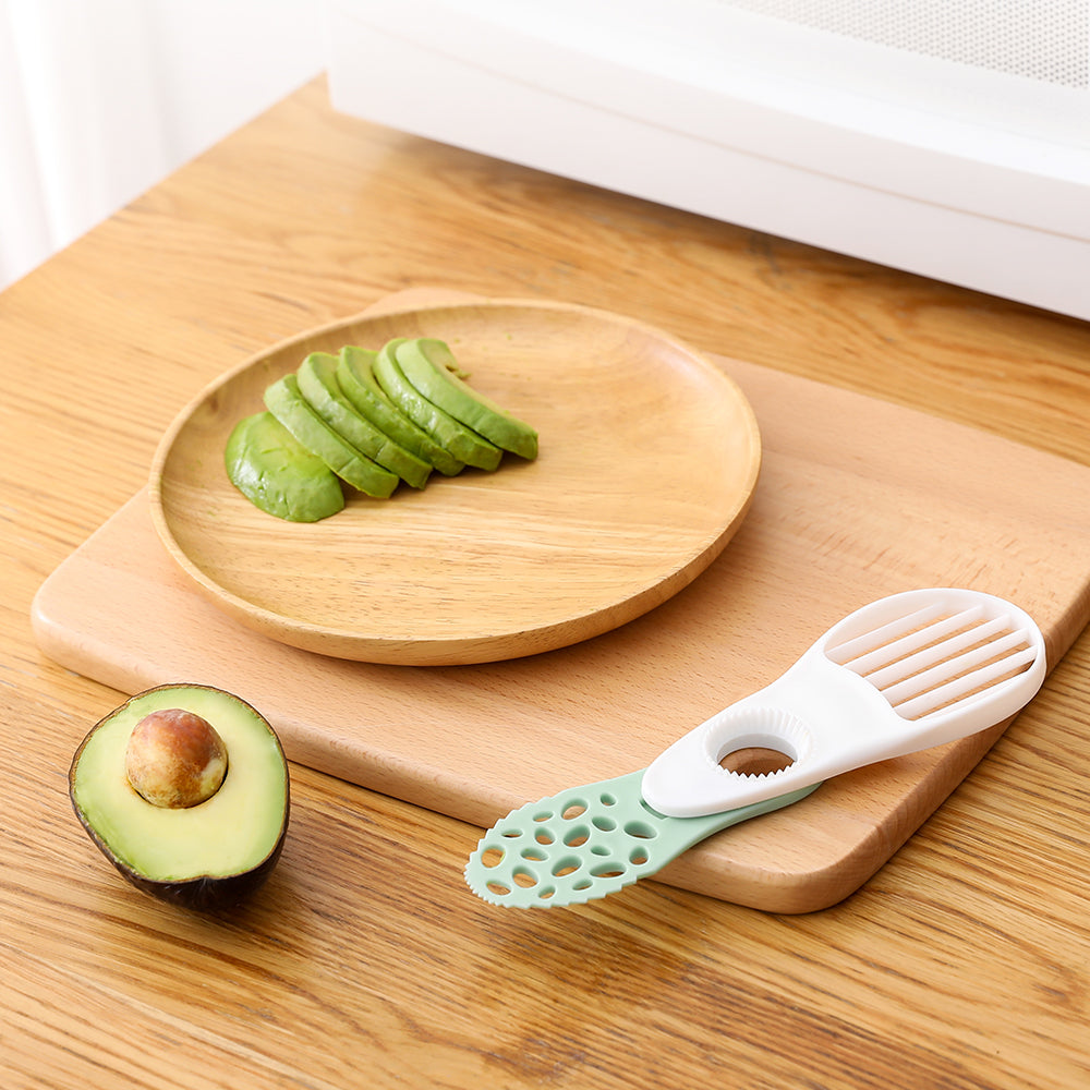 3-in-1 Avocado Slicer & Corer – Easy Pit Remover, Peeler & Fruit Splitter