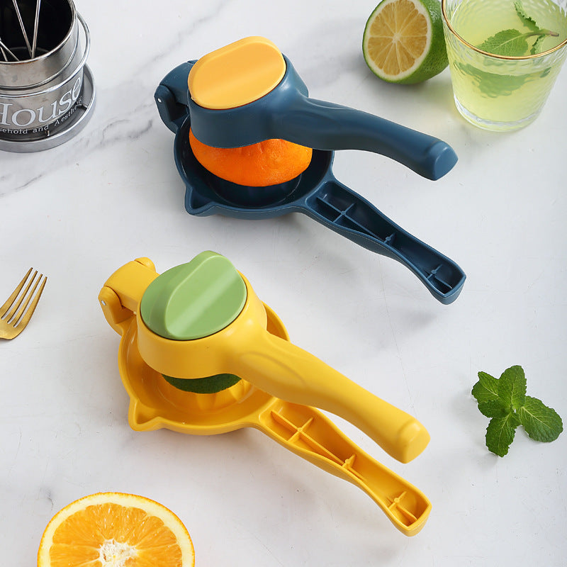Manual Citrus Juicer Press – Portable Lemon & Orange Squeezer