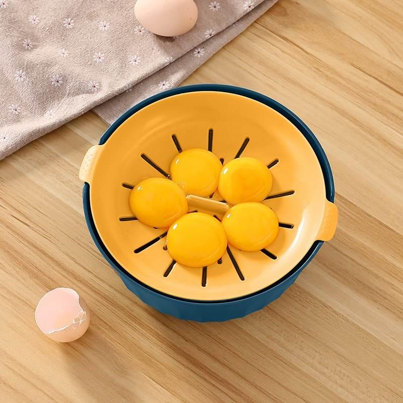 Egg Yolk Separator Bowl – Easy Egg White & Yolk Divider Tool